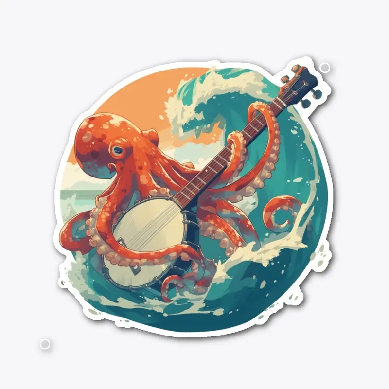 Banjo Playing Octopus