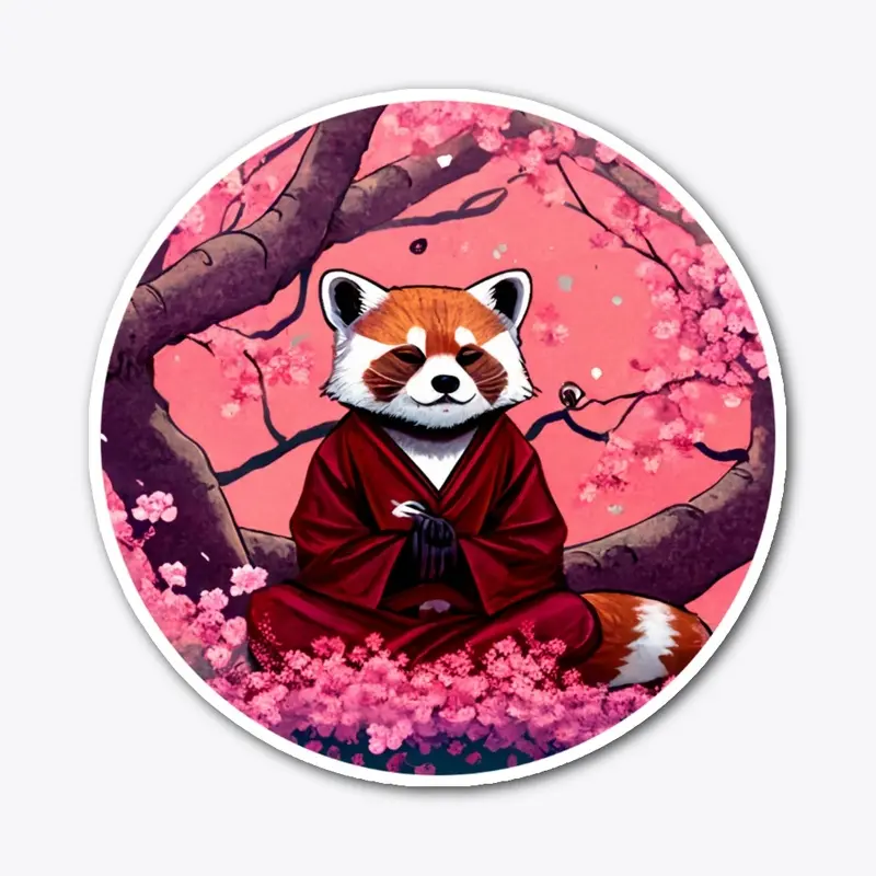 Meditating Red Panda